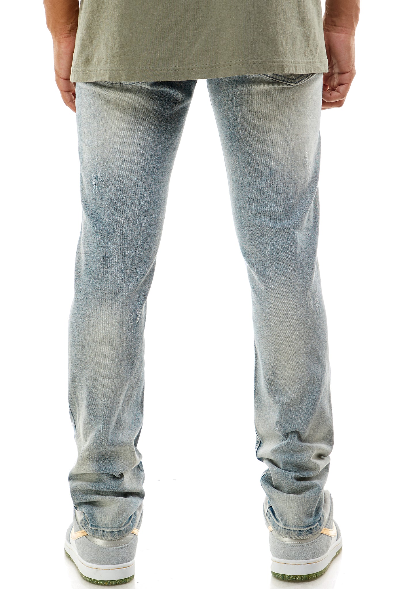 TWILL PATCHED JEANS