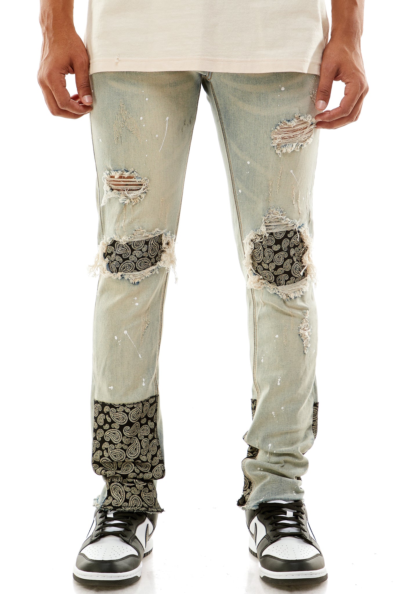 ALL PAISLEY JEANS