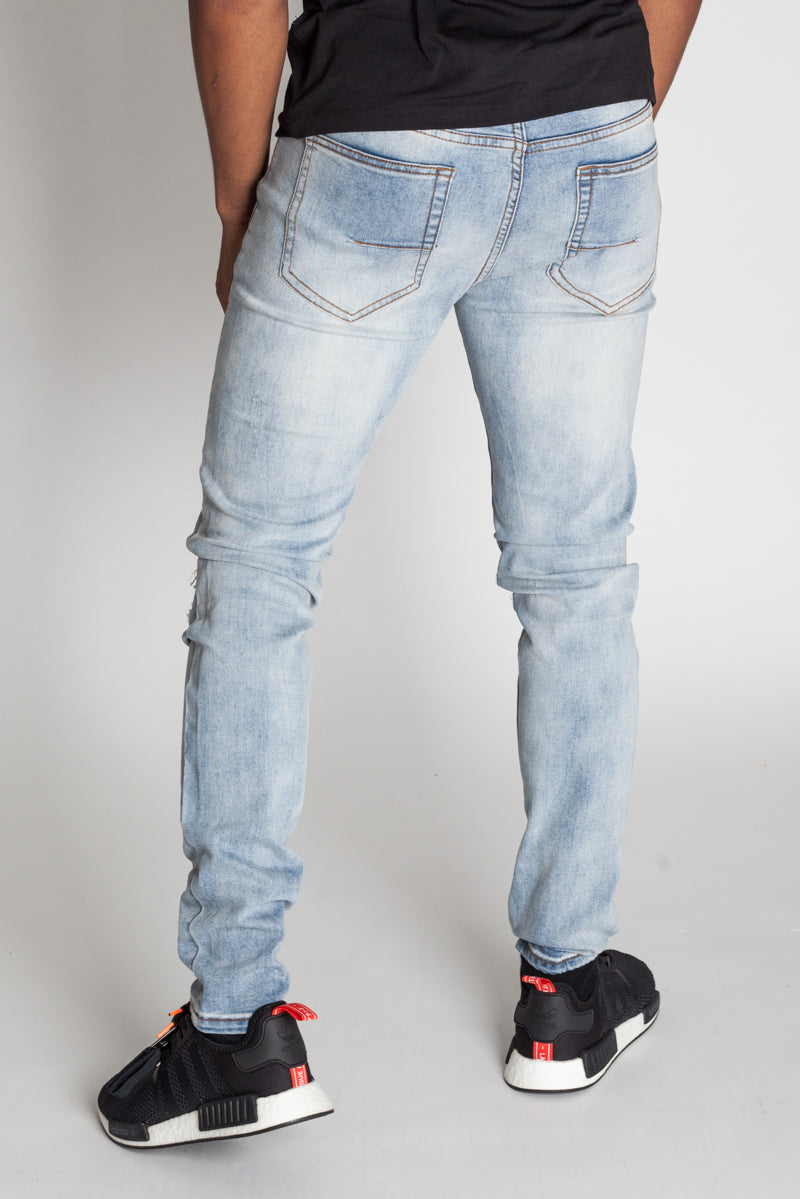 Destroyed Camo Patch Jeans (Vintage Lt. Blue) (1602754543718)