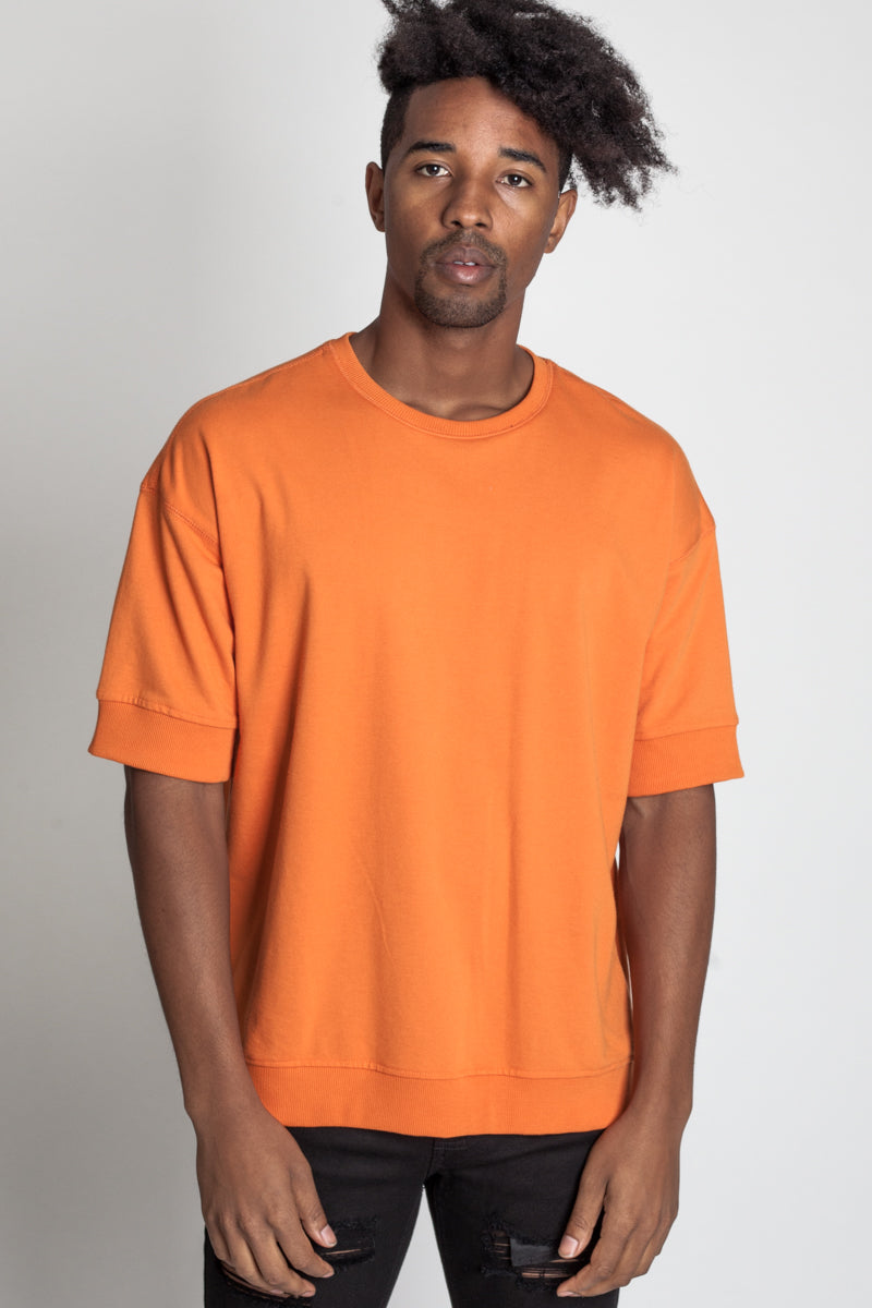 Drop Shoulder Sweatshirt (Tang) (1191435206700)