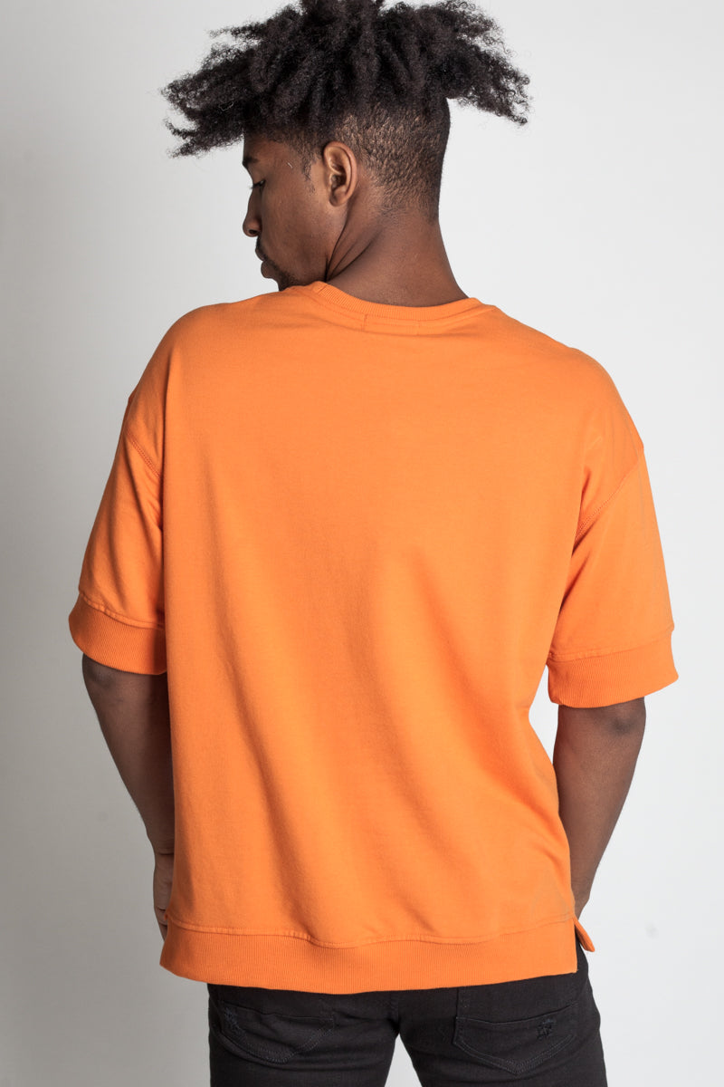 Drop Shoulder Sweatshirt (Tang) (1191435206700)