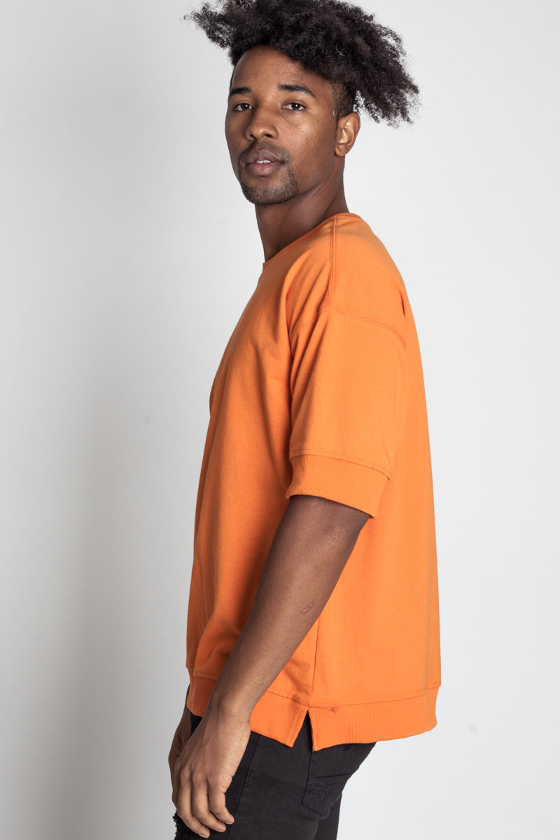 Drop Shoulder Sweatshirt (Tang) (1191435206700)