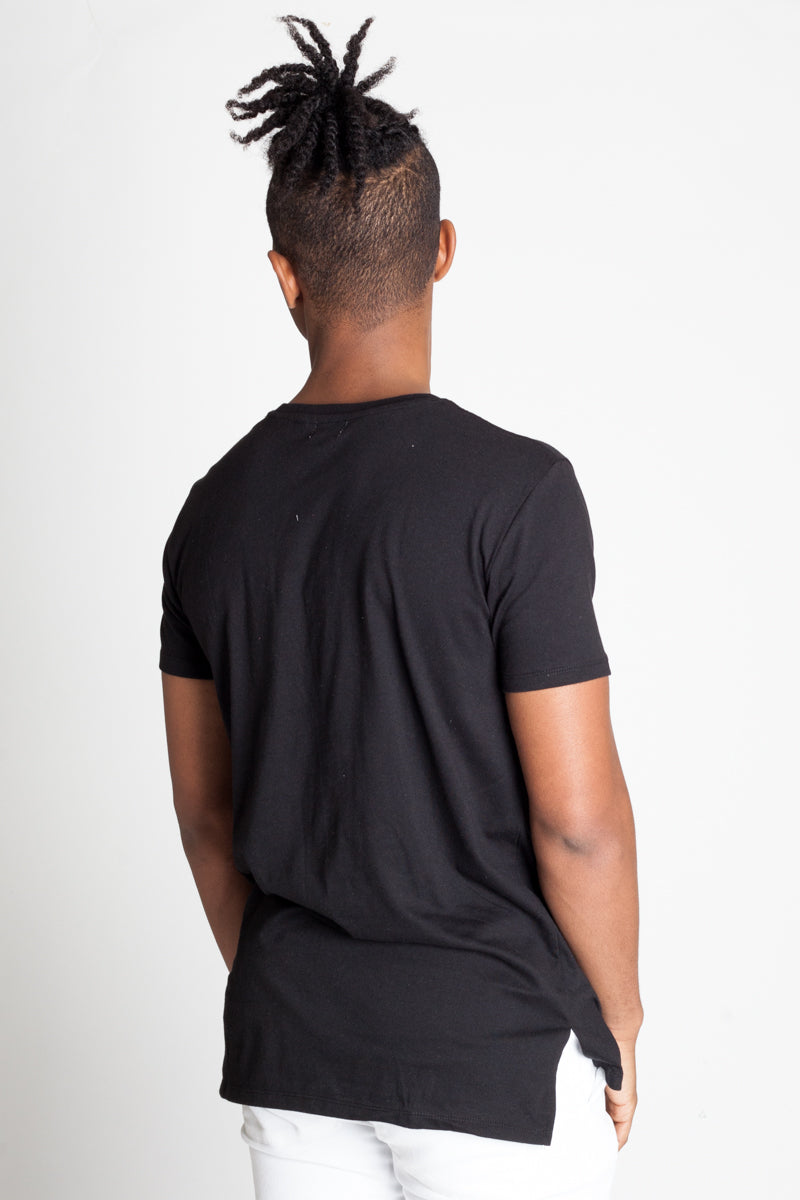 Geo Print Tee (Black) (11482703111)