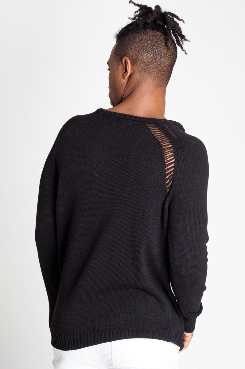 Drop Needle Sweater (Black) (11482476871)