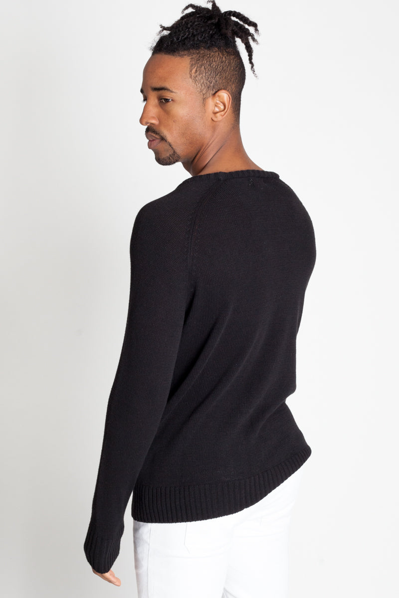 Drop Needle Sweater (Black) (11482476871)