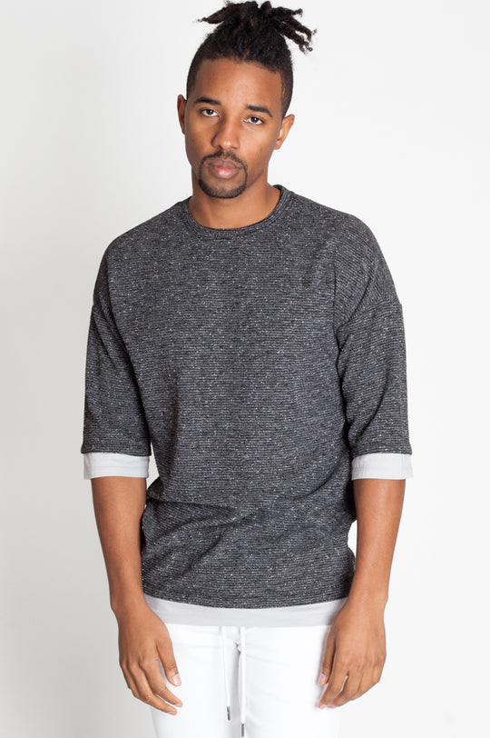 2-PLY DROP SHOULDER TEE