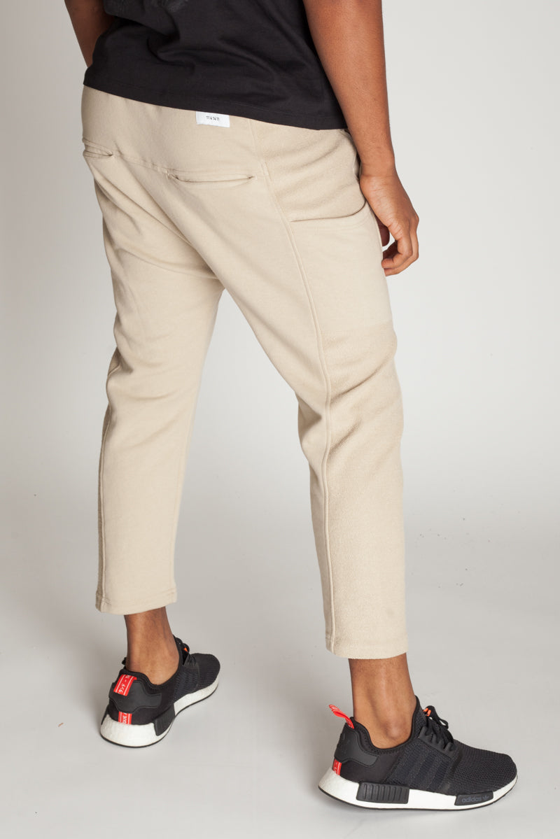 Cropped Slouchy Sweats (Sand) (11481739399)