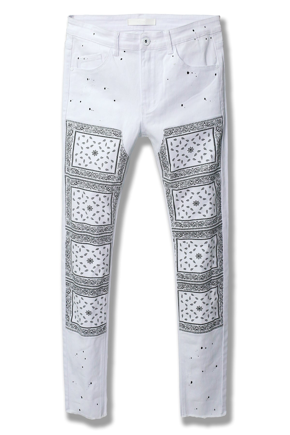 All Bandana Pants (White) (6605997080678)