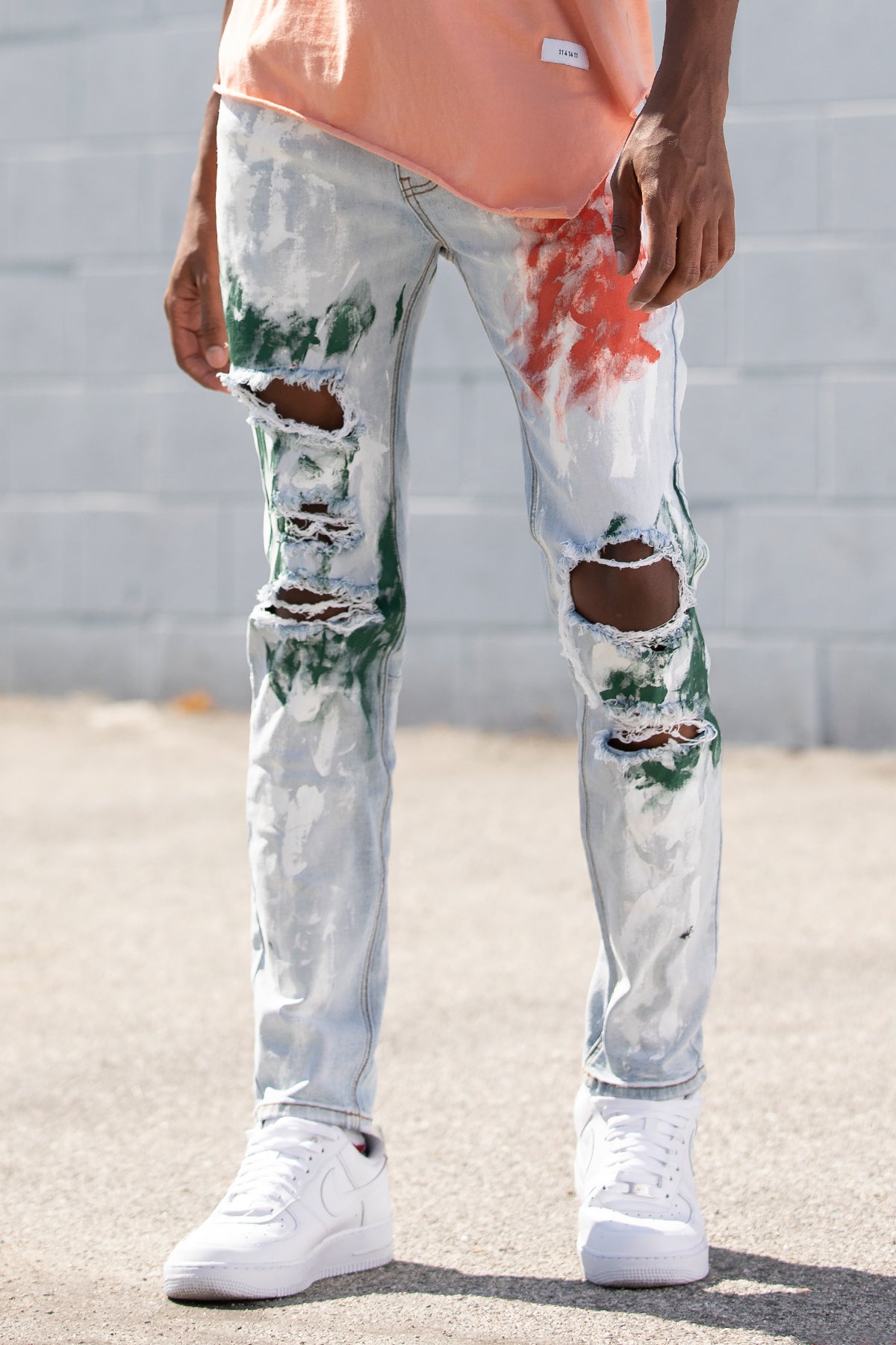 All Over Paints Jeans (Blue) (4992803700838)