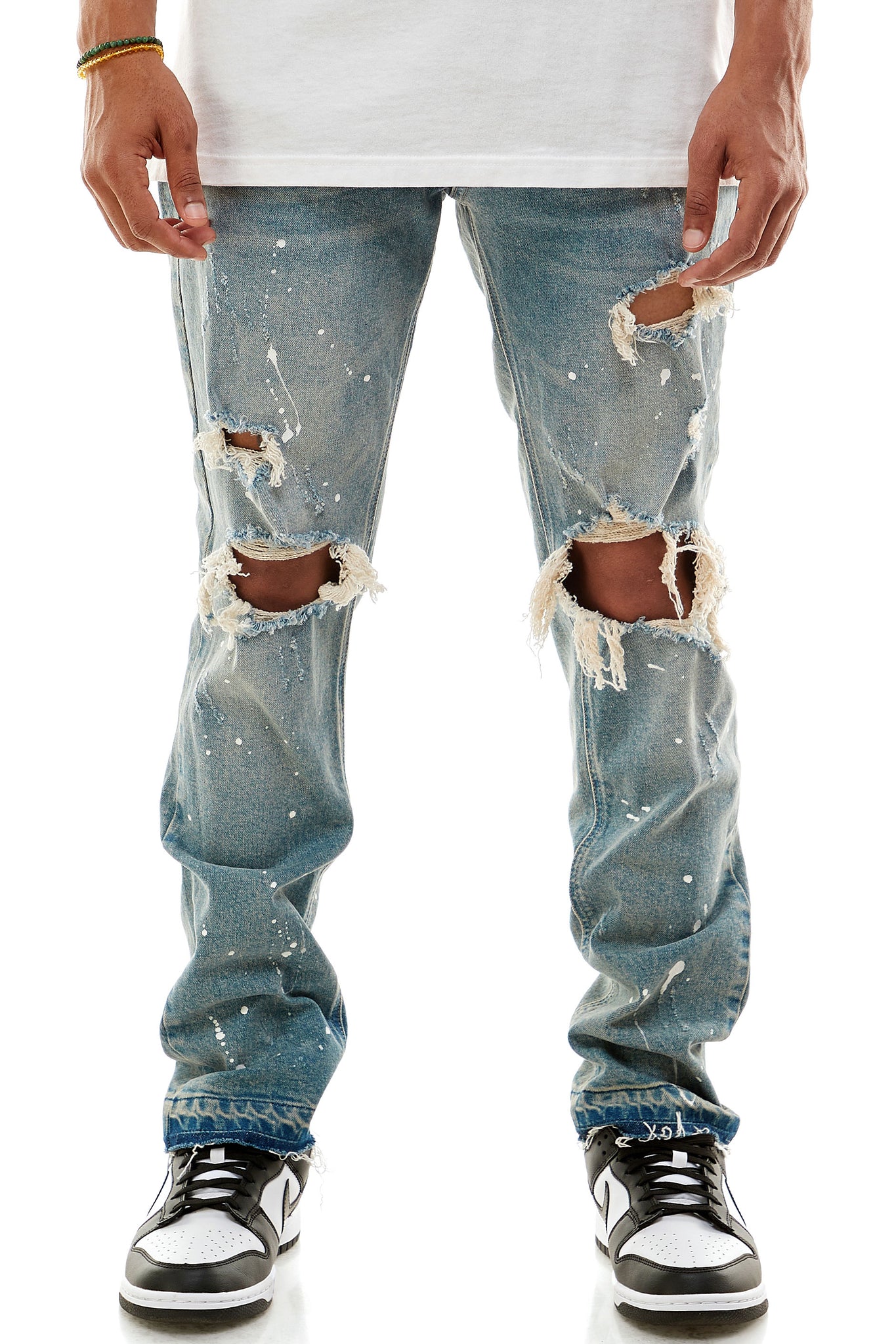 RELAXED DESTROYED JEANS