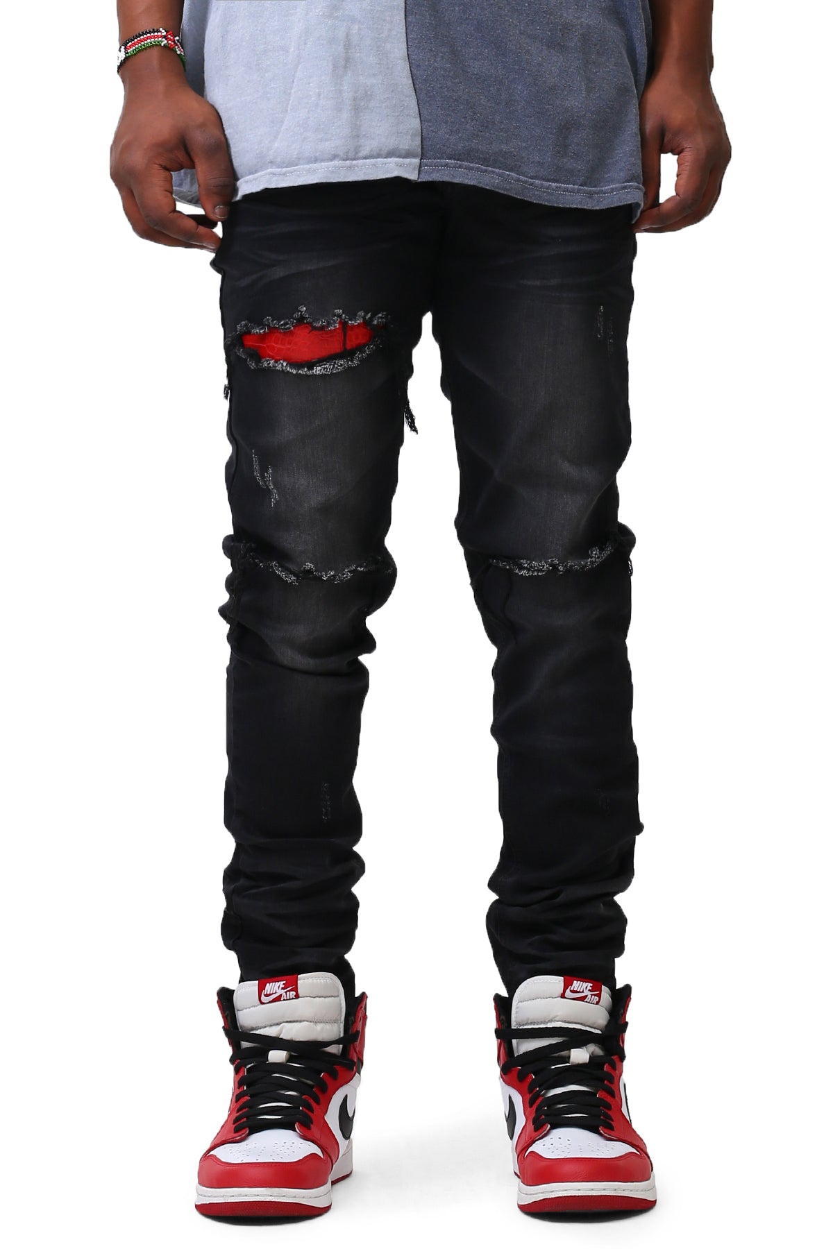 Under Snake Jeans (Black) (6628902699110)