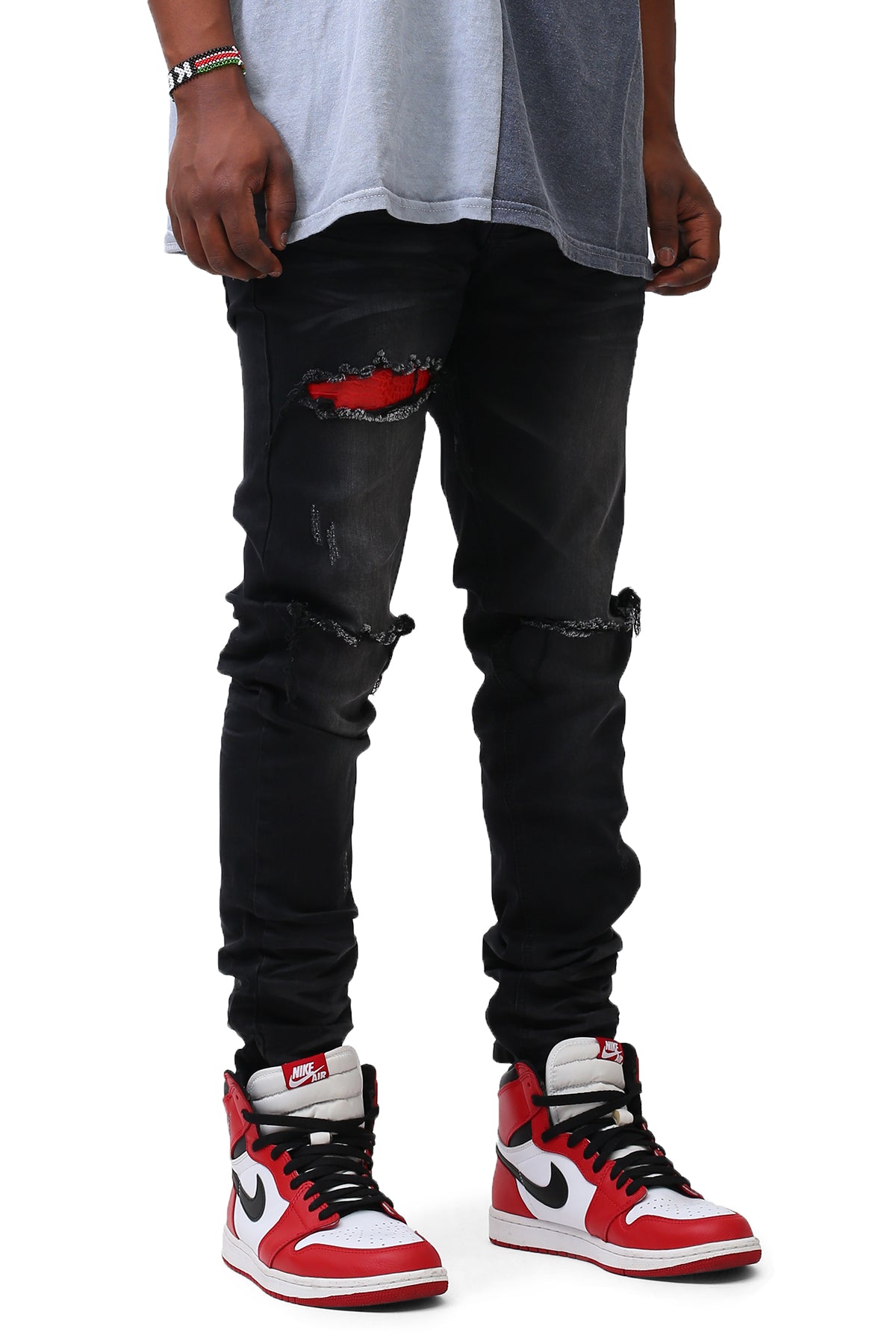 Under Snake Jeans (Black) (6628902699110)