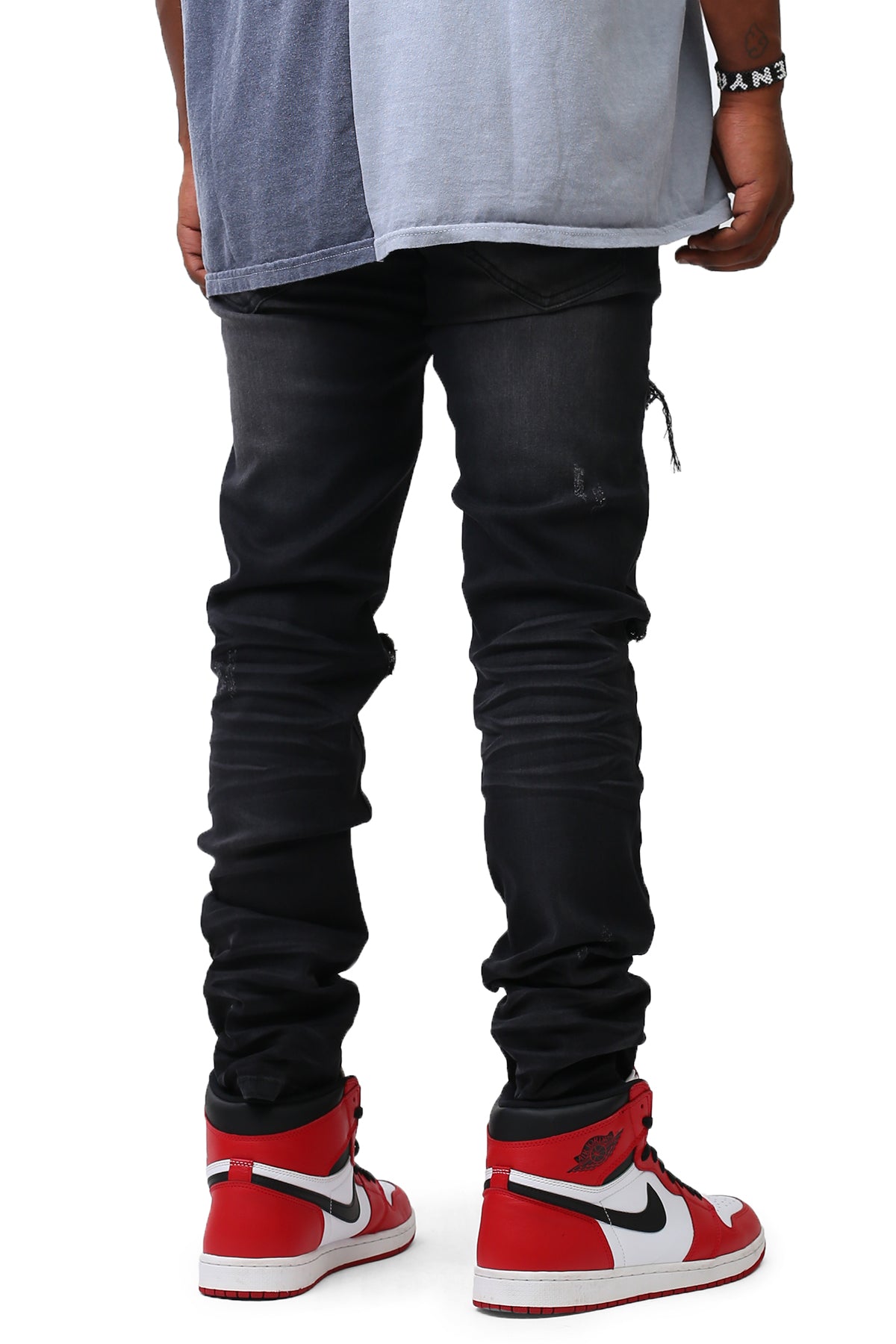 Under Snake Jeans (Black) (6628902699110)