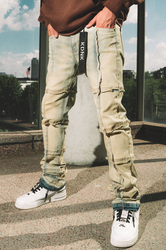 STACKED CUT & SEW JEANS