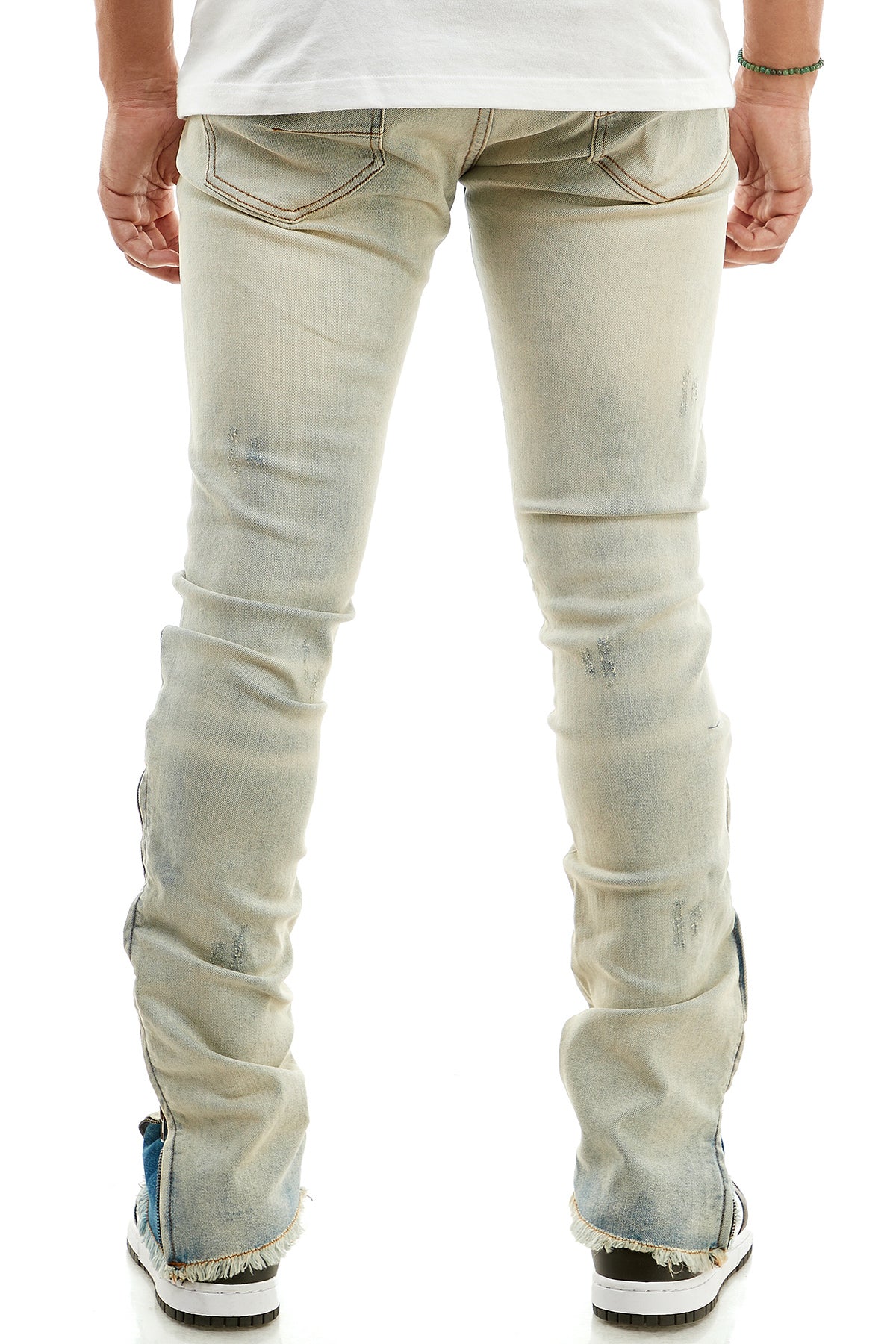 ZIPPED FLARE JEANS – KDNK