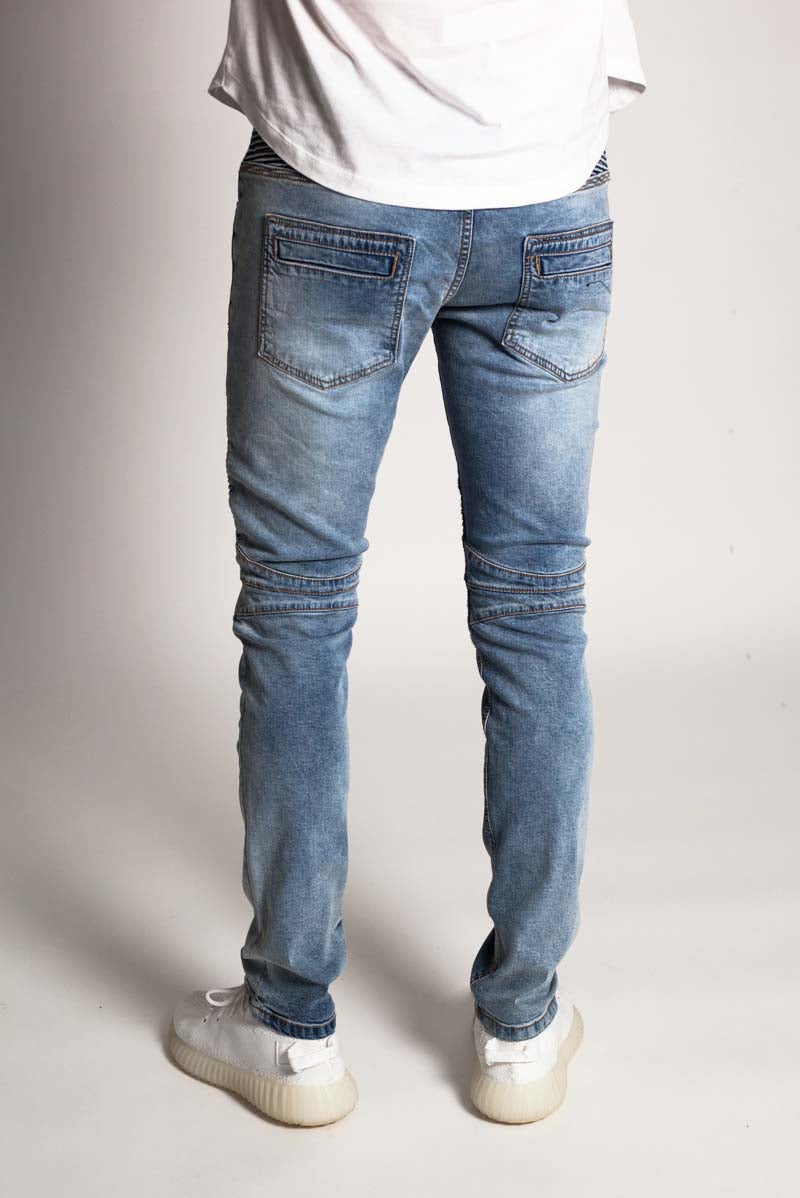 Destroyed Moto Jeans (Medium Blue) (11482921095)